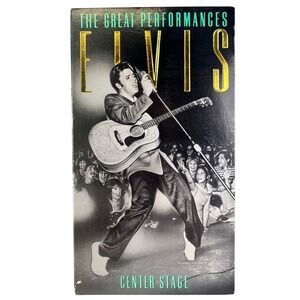 Elvis Presley The Great Performances Center Stage VHS "The King" Concert Film